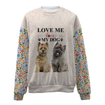 Cairn Terrier-Love My Dog-Premium Sweater