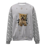 Cairn Terrier-Paw And Pond-Premium Sweater