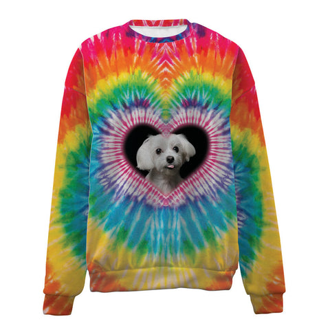 Maltese-Big Heart-Premium Sweater