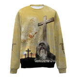 Shih Tzu-Jesus-Premium Sweater