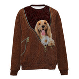 ENGLISH COCKER SPANIEL-Zip-Premium Sweater