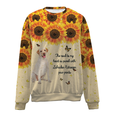 Labrador Retriever-Flower-Premium Sweater