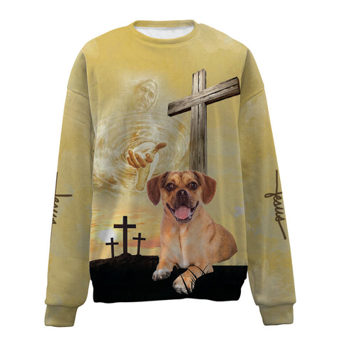 Puggle-Jesus-Premium Sweater