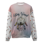 Wolf-Stay Weird-Premium Sweater