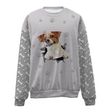 Jack Russell Terrier-Paw And Pond-Premium Sweater