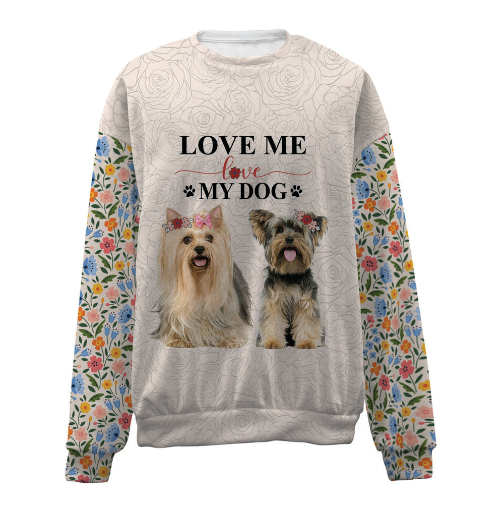 Yorkshire Terrier-Love My Dog-Premium Sweater