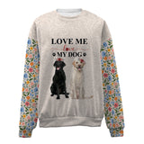 Labrador Retriever-Love My Dog-Premium Sweater