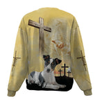 Jack Russell Terrier-Jesus-Premium Sweater