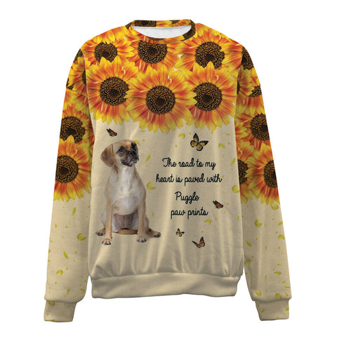 Puggle-Flower-Premium Sweater