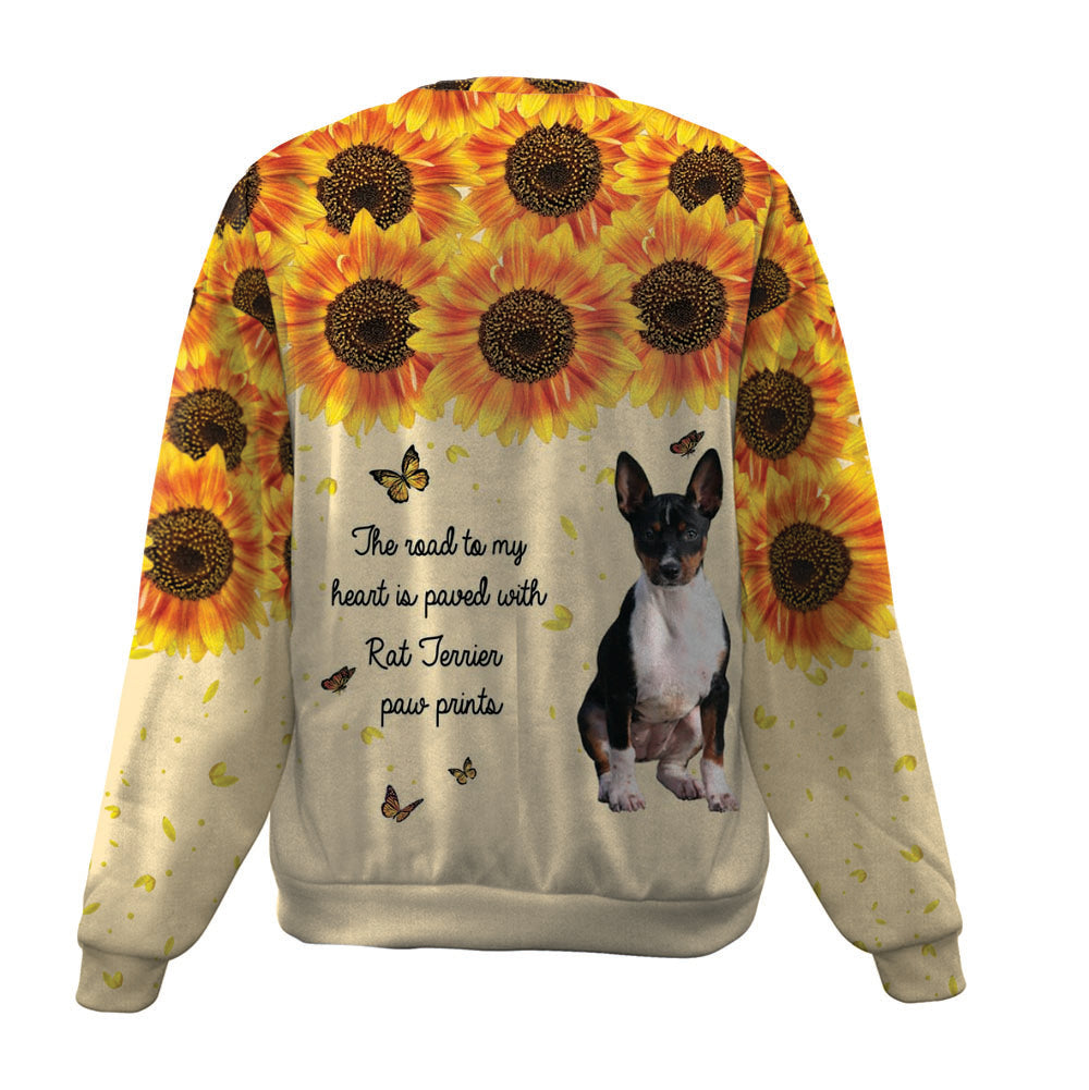 Rat Terrier-Flower-Premium Sweater