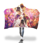 American Bulldog Hooded Blanket