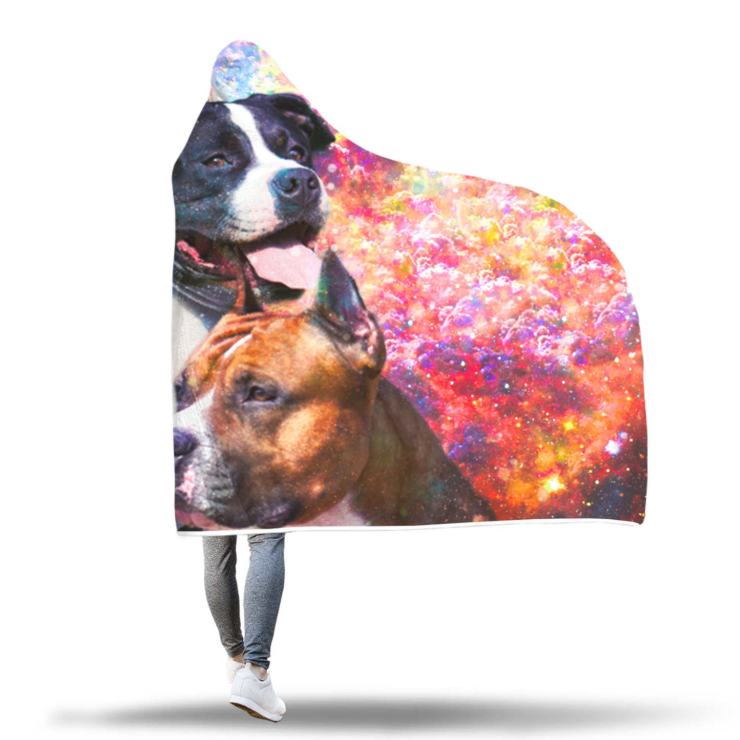 American Staffordshire Terrier Hooded Blanket