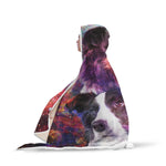 Border Collie Hooded Blanket