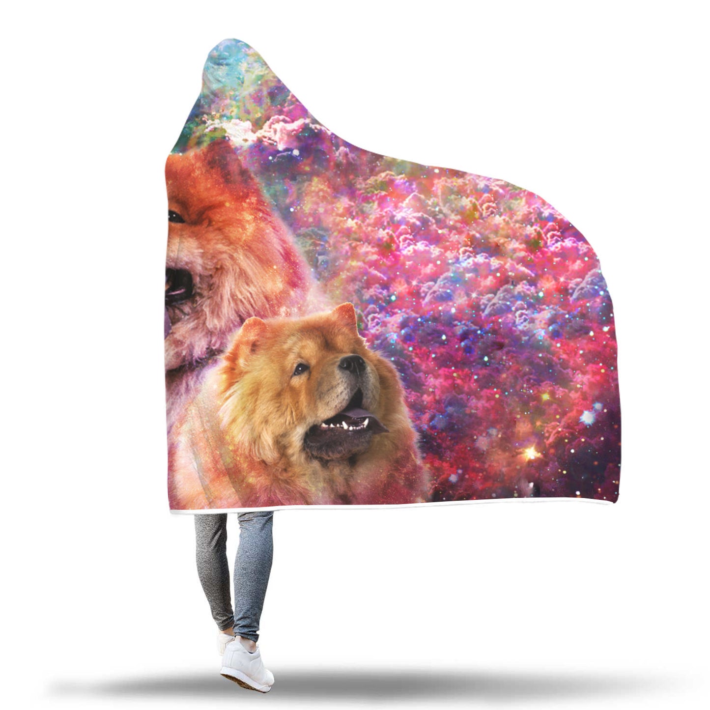 Chow Chow Hooded Blanket