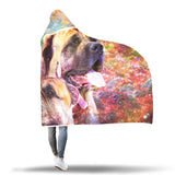 English Mastiff Hooded Blanket