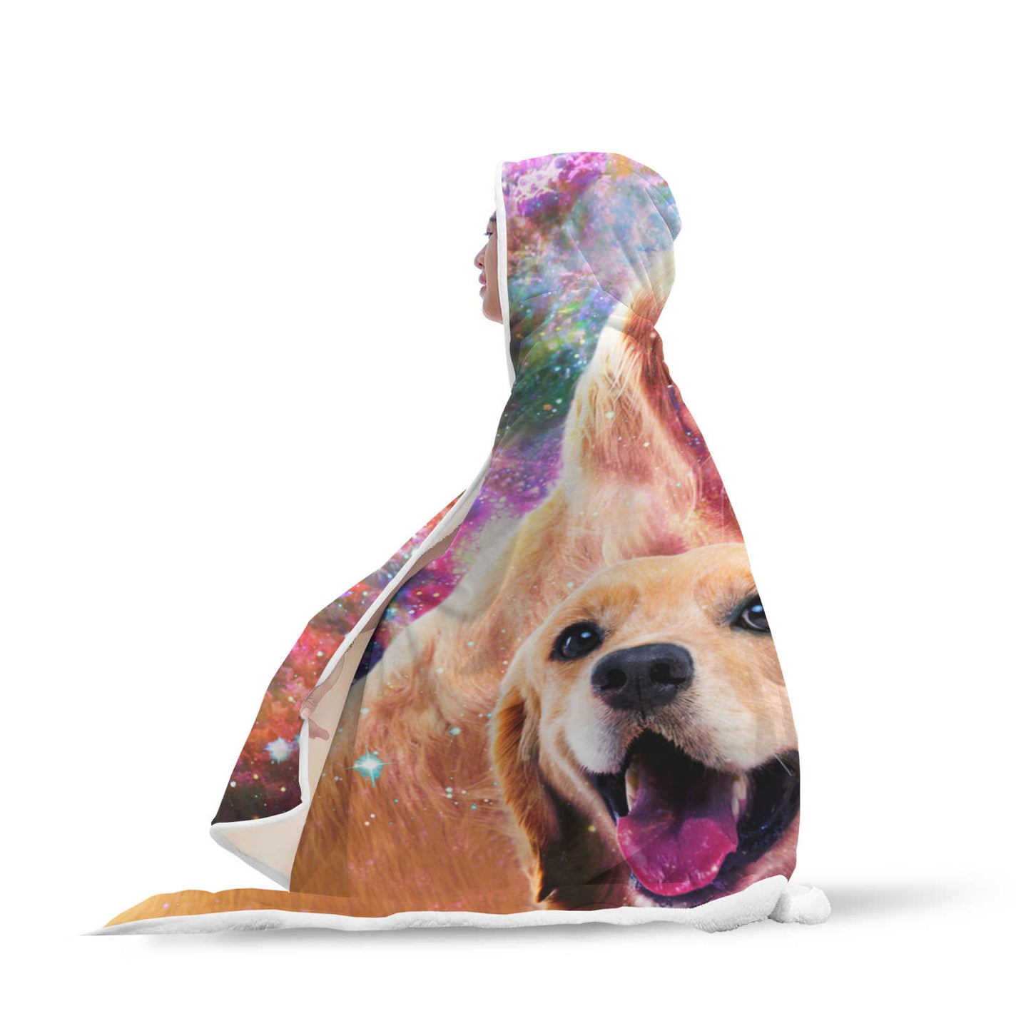 Golden Retriever Hooded Blanket