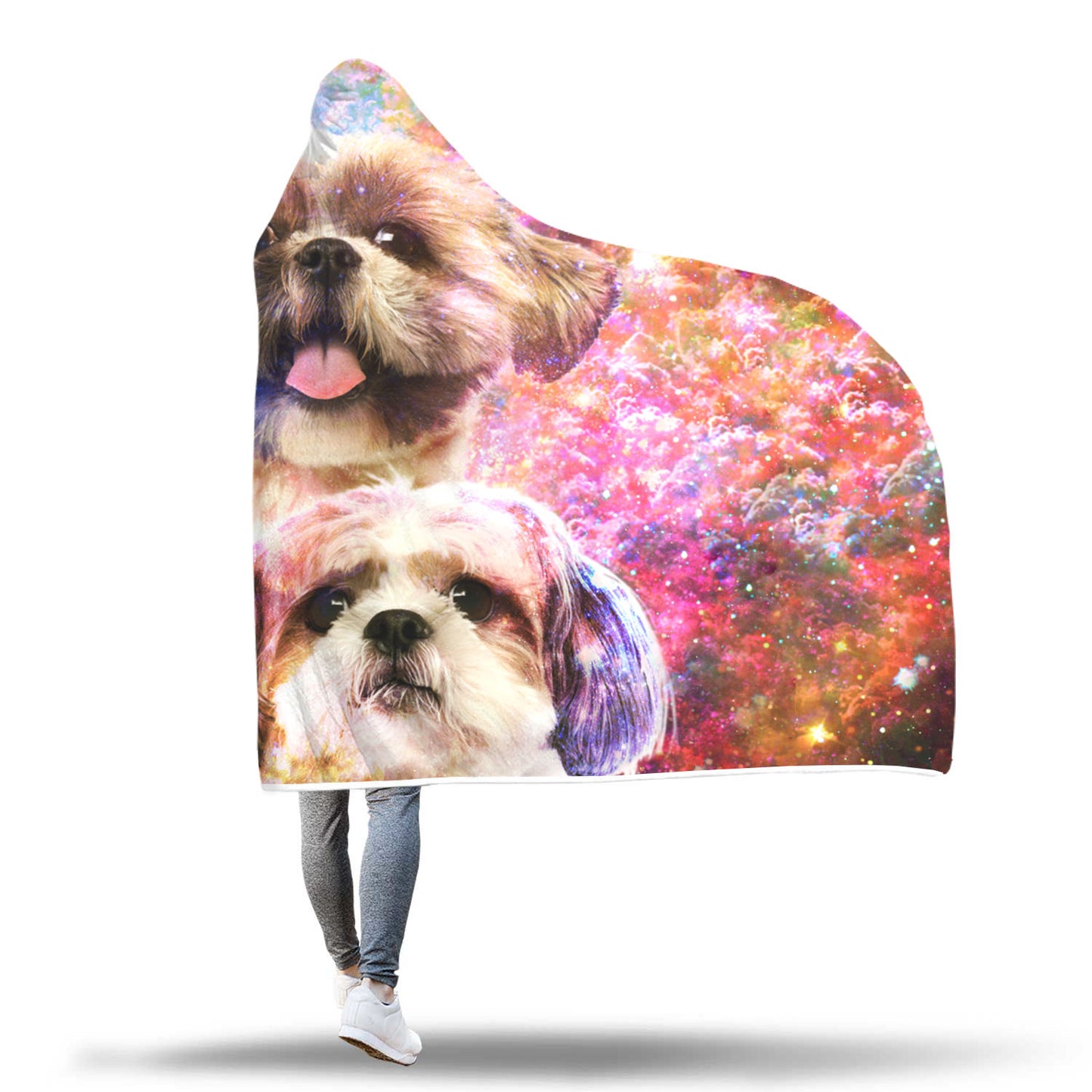 Shih Tzu Hooded Blanket