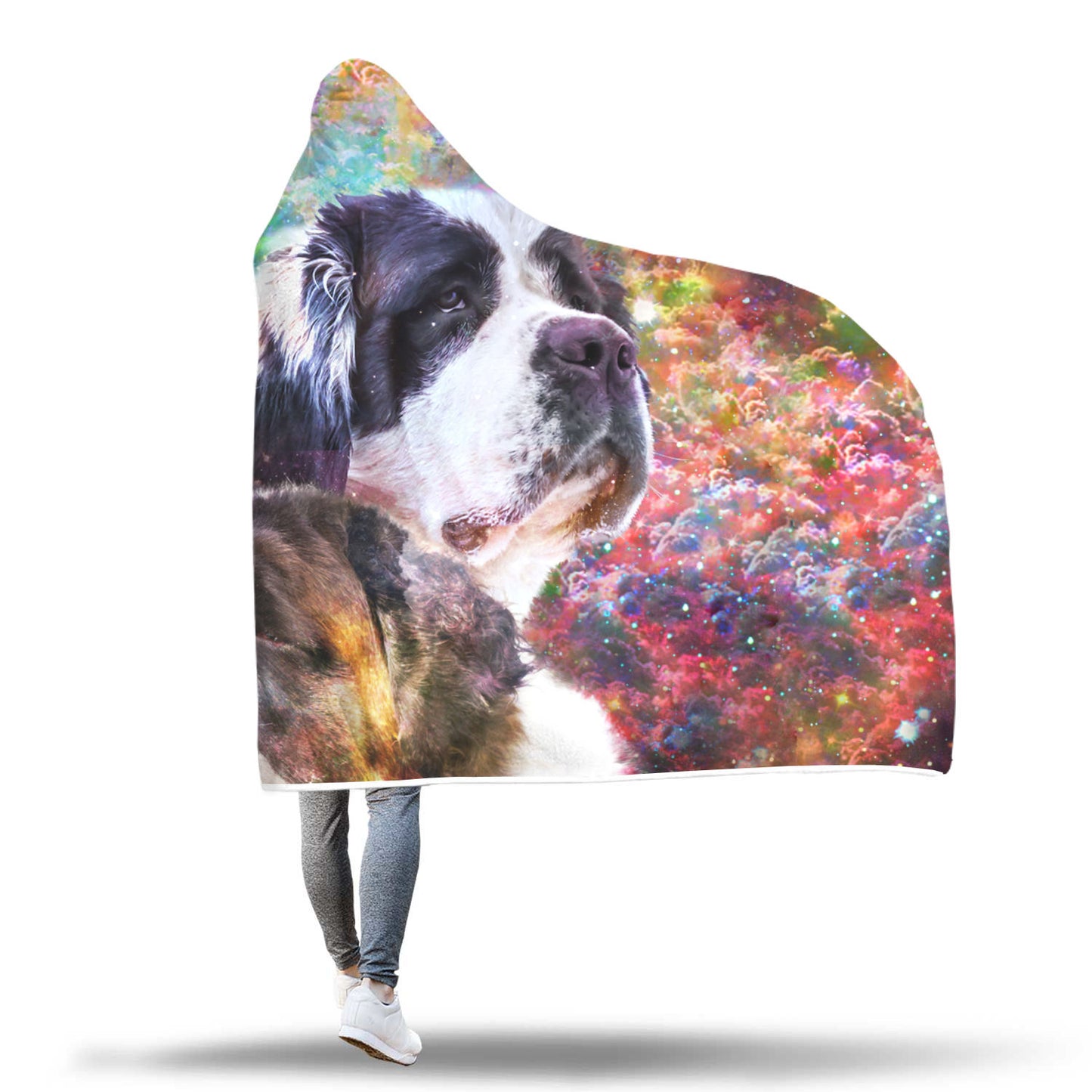 St. Bernard Hooded Blanket