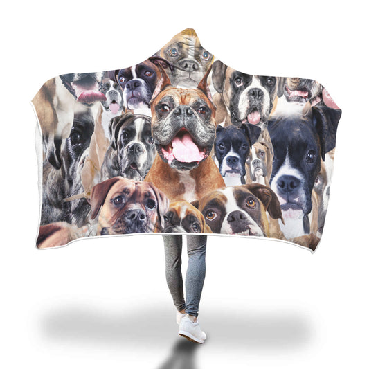 Boxer Hooded Blanket