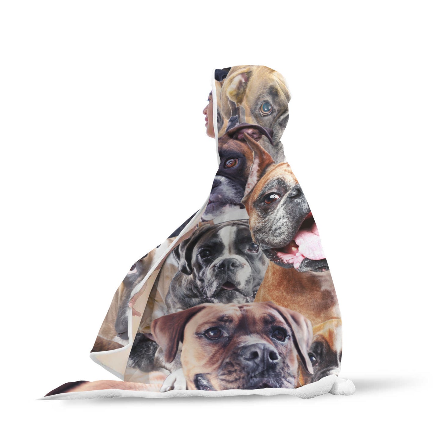 Boxer Hooded Blanket