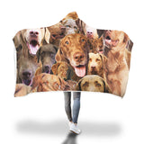 Chesapeake Bay Retriever Hooded Blanket