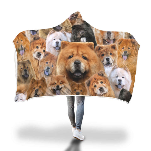 Chow Chow Hooded Blanket