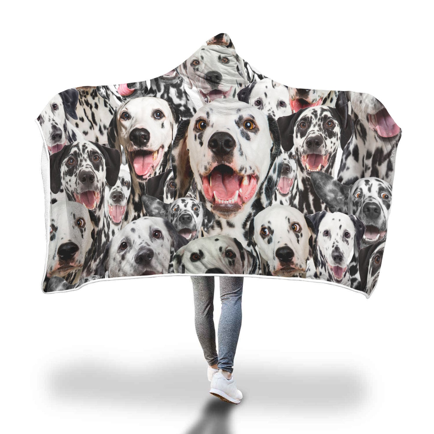 Dalmatian Hooded Blanket