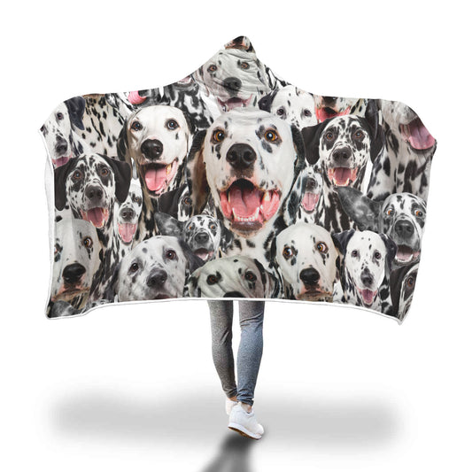 Dalmatian Hooded Blanket