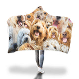 Goldendoodle Hooded Blanket