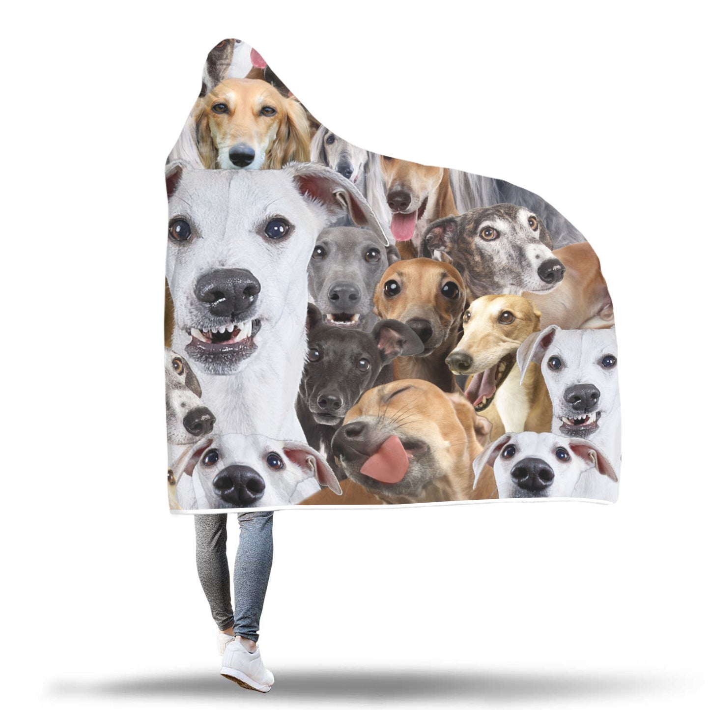 Greyhound Hooded Blanket