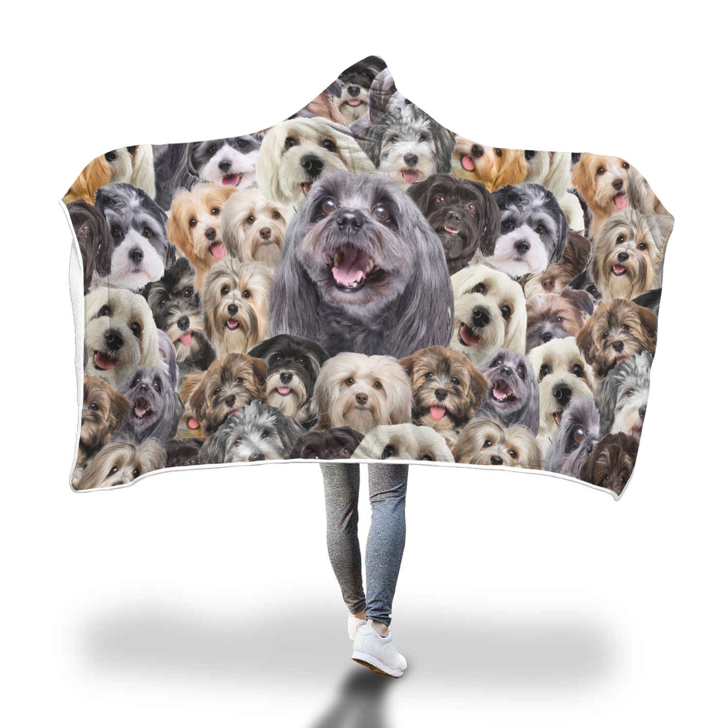 Havanese Hooded Blanket