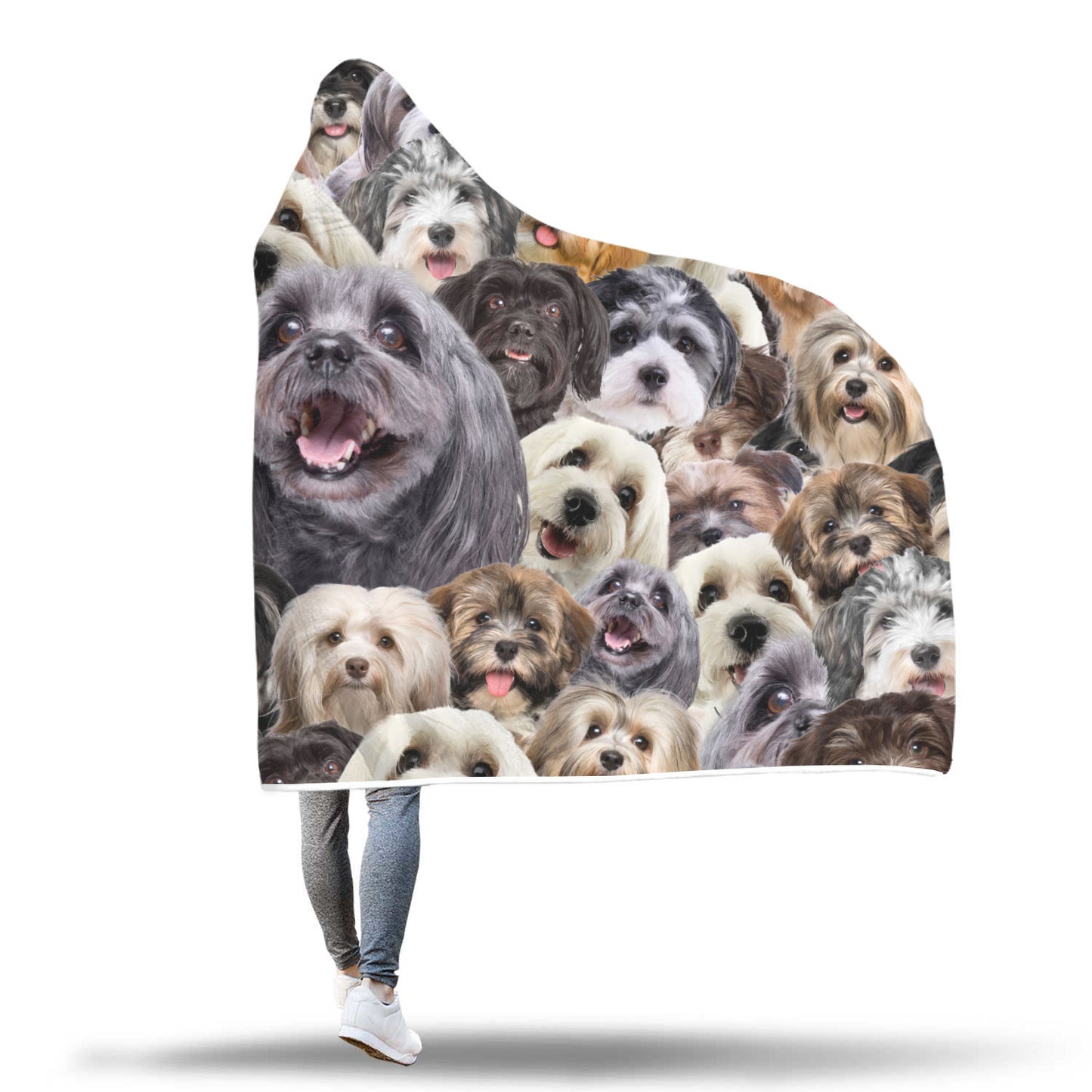 Havanese Hooded Blanket