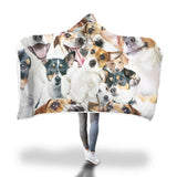 Jack Russell Terrier Hooded Blanket