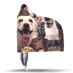 Labrador Retriever Hooded Blanket