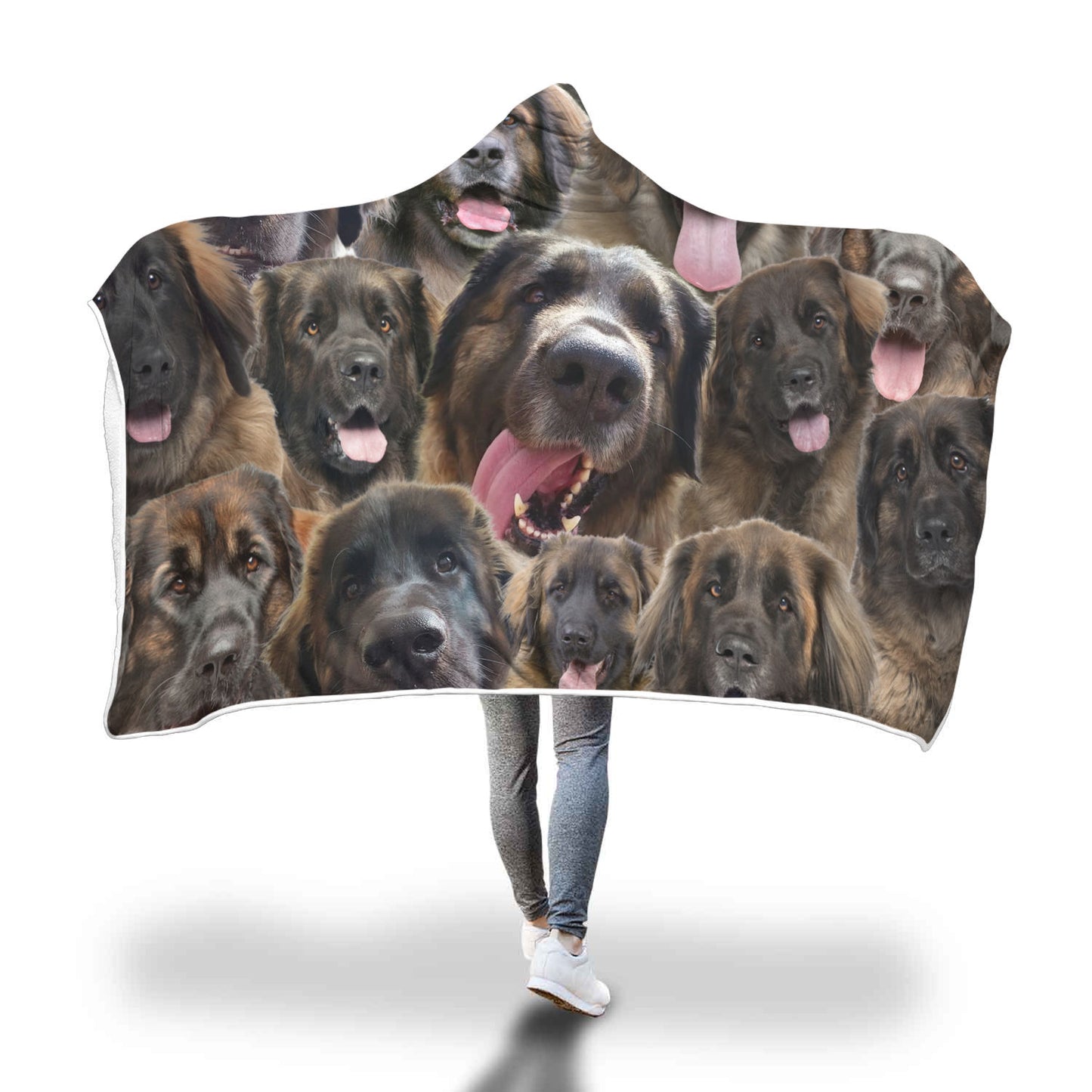 Leonberger Hooded Blanket