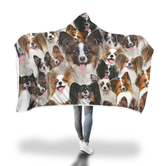 Papillon Hooded Blanket