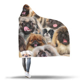 Pekingese Hooded Blanket