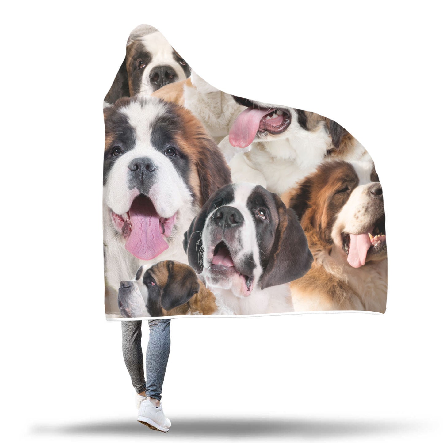 St. Bernard Hooded Blanket