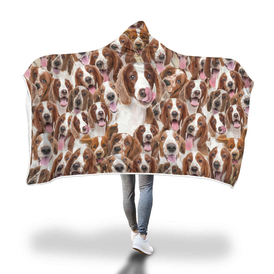 Welsh Springer Spaniel Hooded Blanket