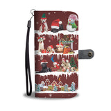 Labrador Retriever Snow Christmas Wallet Case