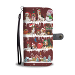 Beagle Snow Christmas Wallet Case