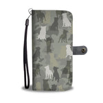 Staffordshire Bull Terrier Camo Wallet Case