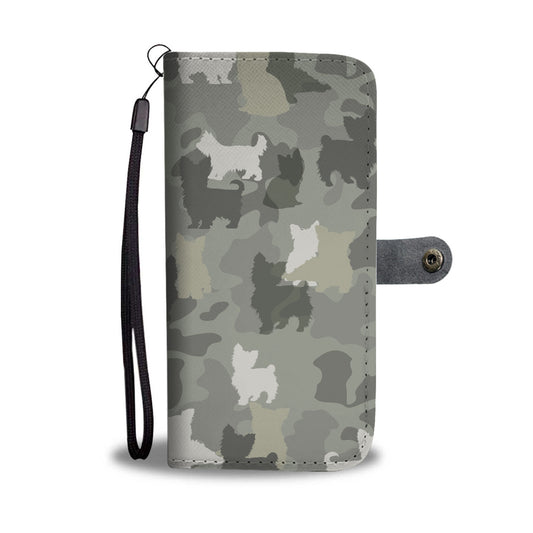 Yorkshire Terrier Camo Wallet Case