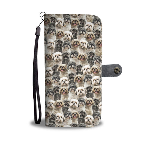 Shih Tzu Full Face Wallet Case