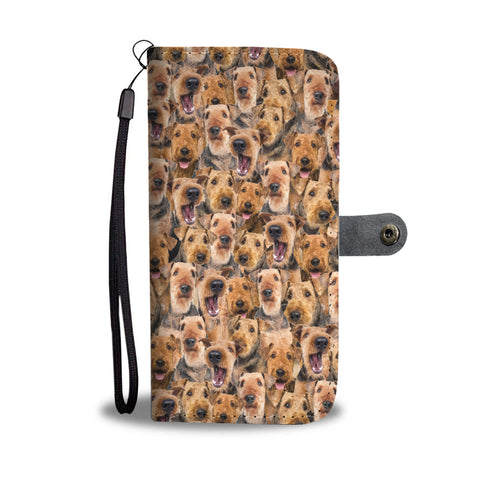 Airedale Terrier Full Face Wallet Case