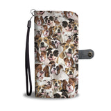 American Bulldog Full Face Wallet Case