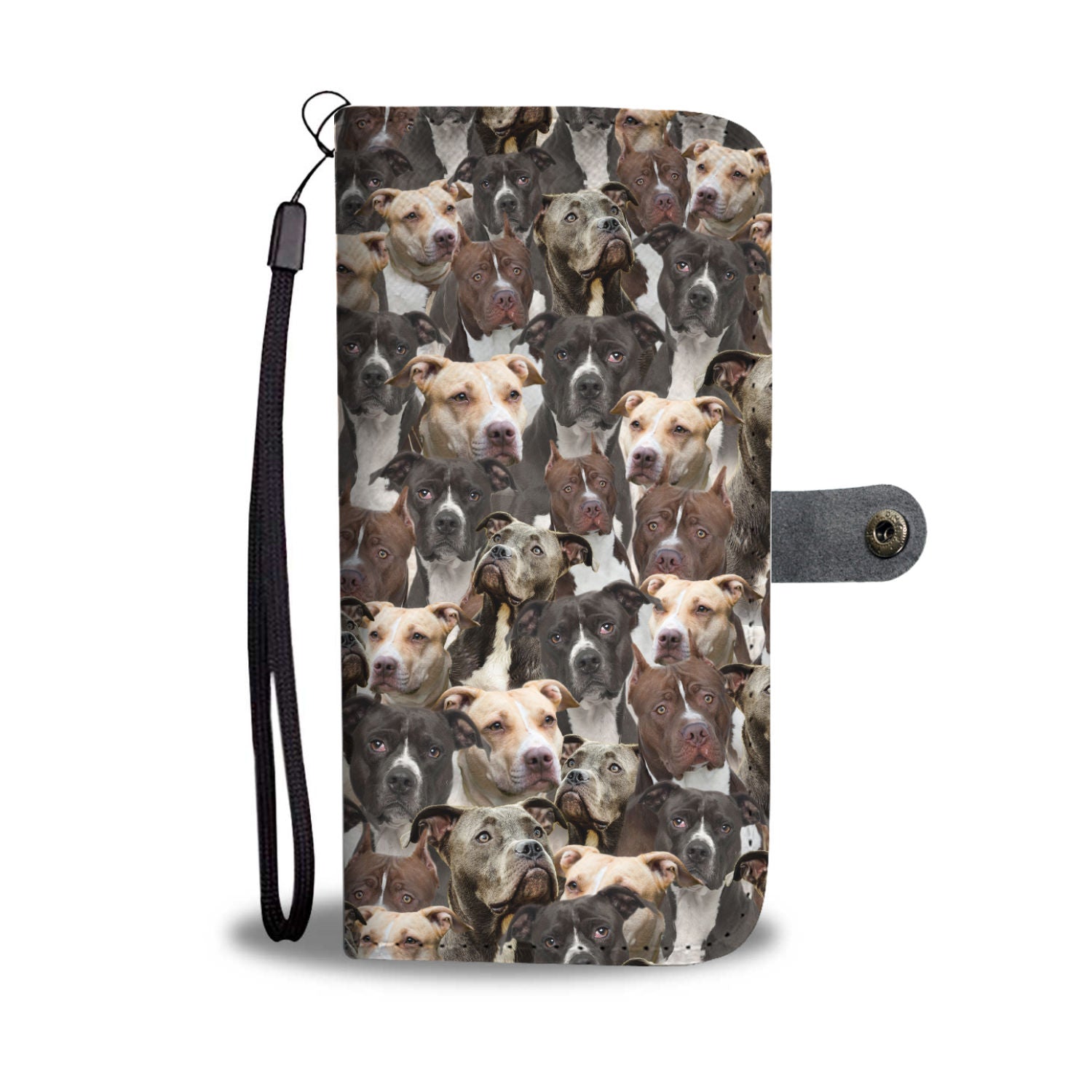 American Pit Bull Terrier Full Face Wallet Case