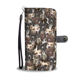 American Pit Bull Terrier Full Face Wallet Case