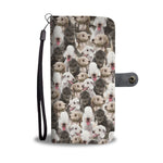 Bedlington Terrier Full Face Wallet Case