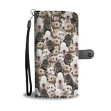 Bedlington Terrier Full Face Wallet Case